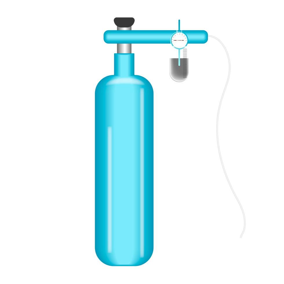 oxygen tank for first aid lung therapy png