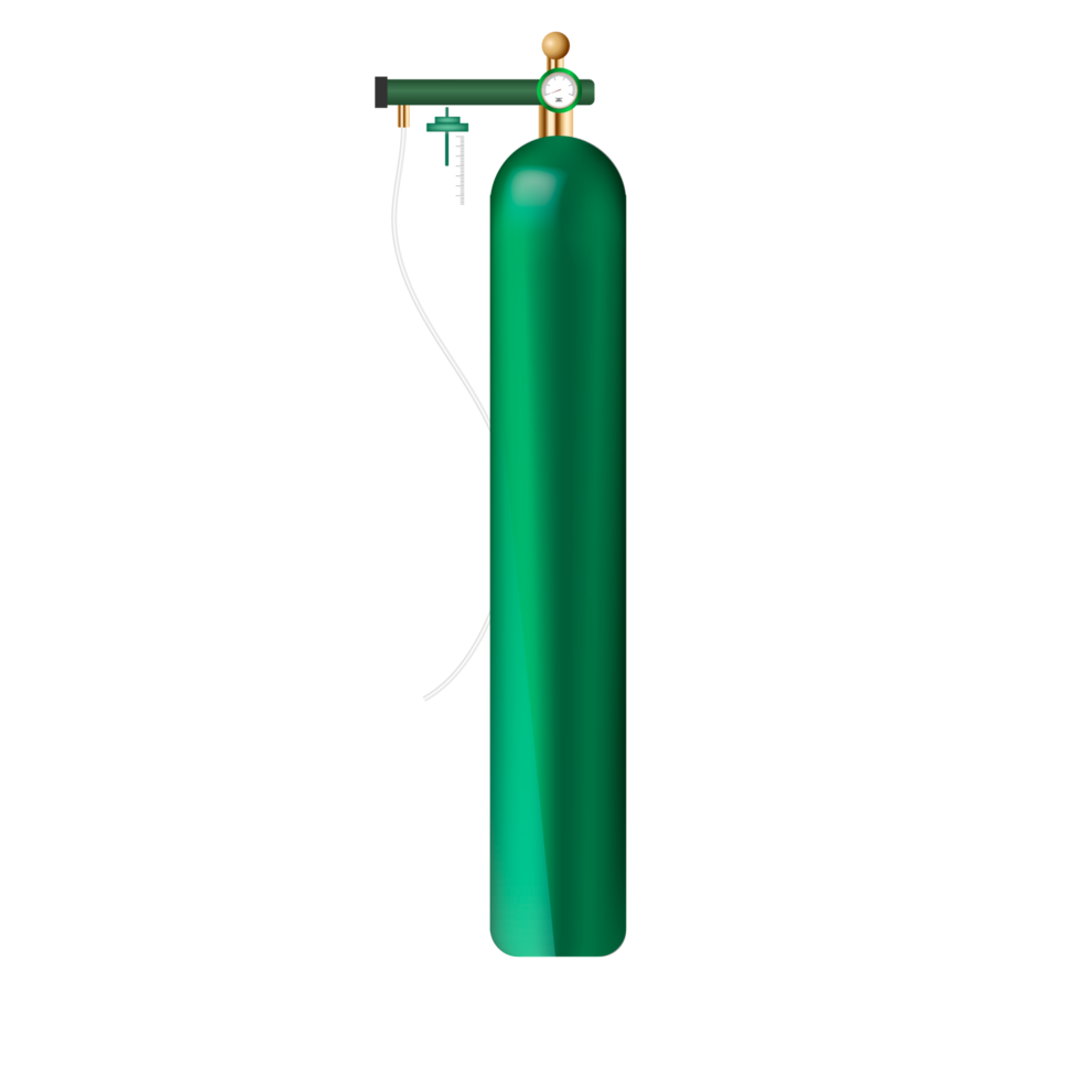 oxygen tank for first aid lung therapy png