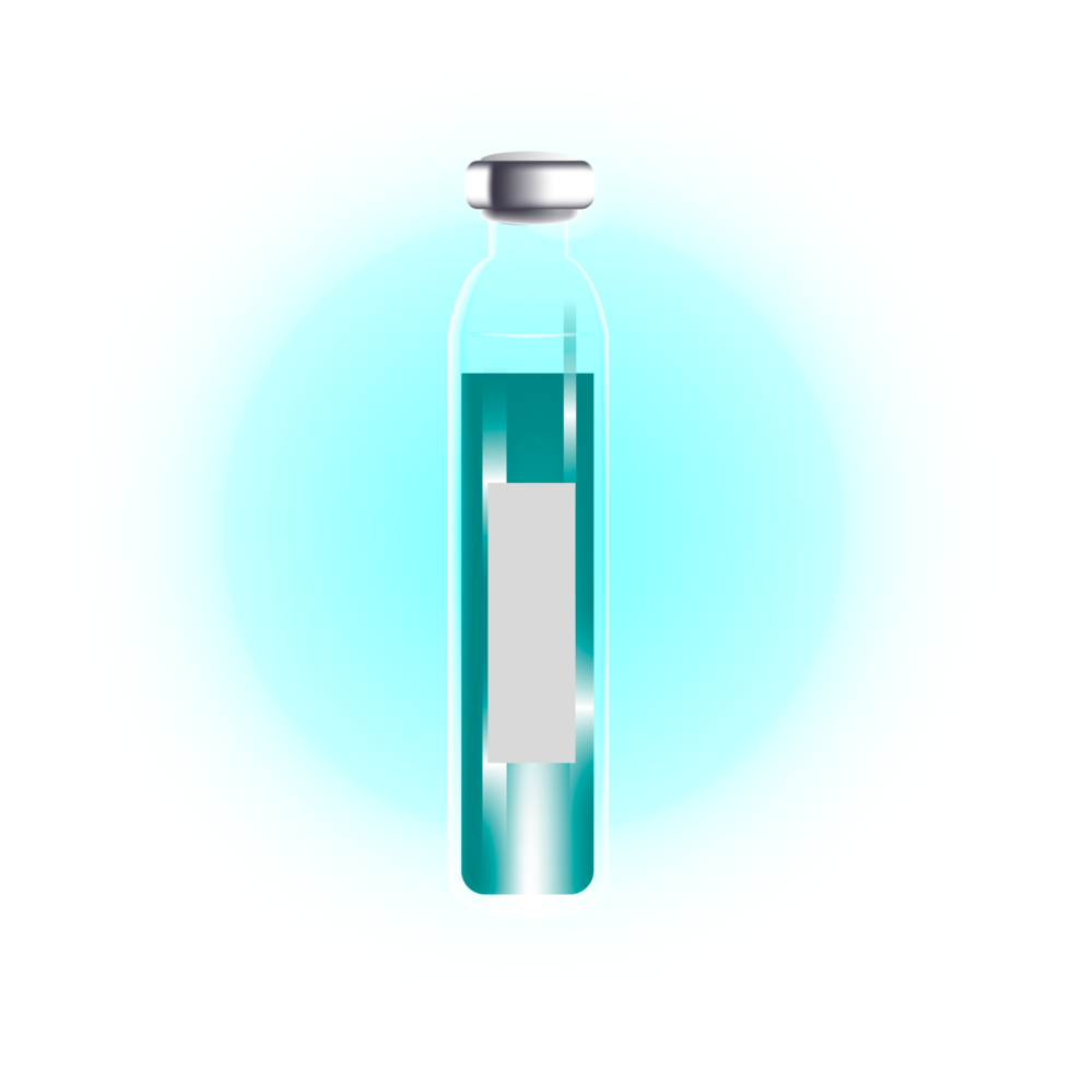 vaccin injection verre Fiole avec seringue png
