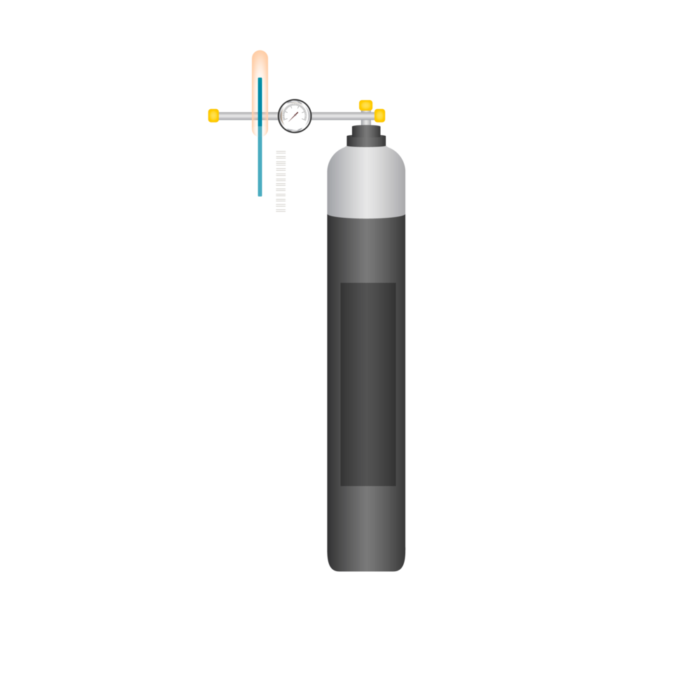 syre tank för först hjälpa lunga terapi png