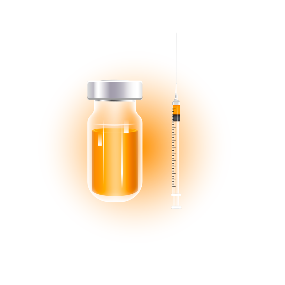 vaccino iniezione bicchiere fiala con siringa png