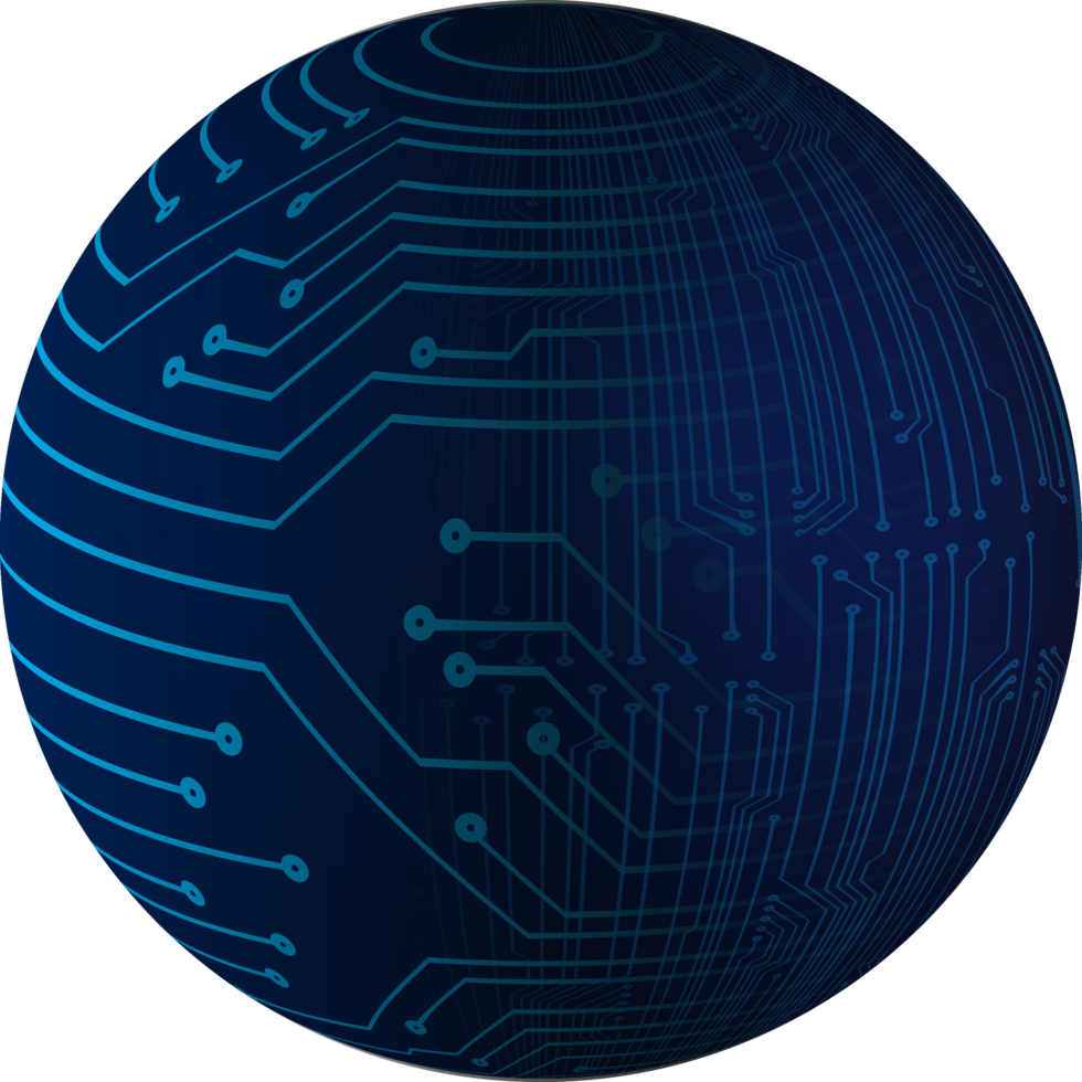 carte du monde de la technologie moderne globe crop-out png