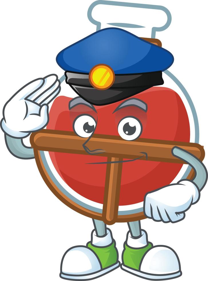 Red potion cartoon character style vector