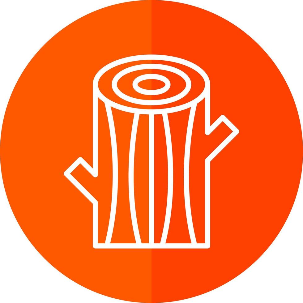 Log Vector Icon Design