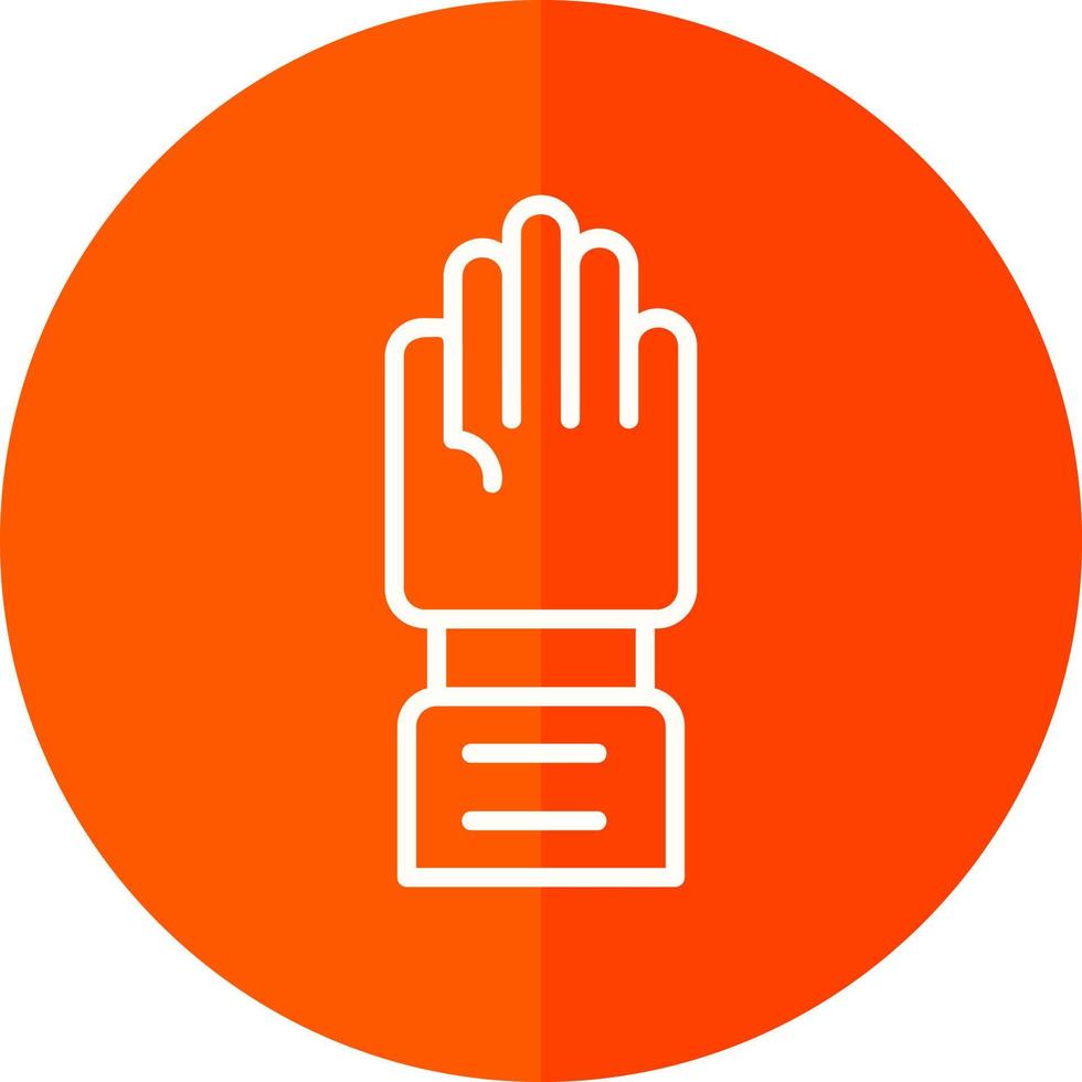 Raise Hand Vector Icon Design