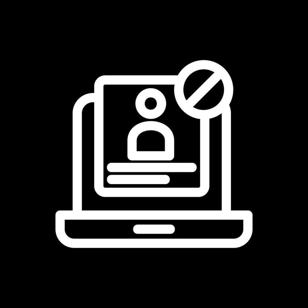 Unauthorized Vector Icon Design