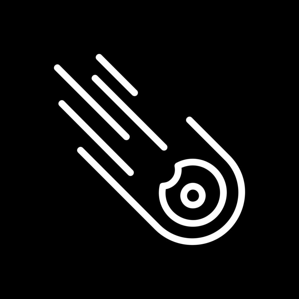 Meteorite Vector Icon Design