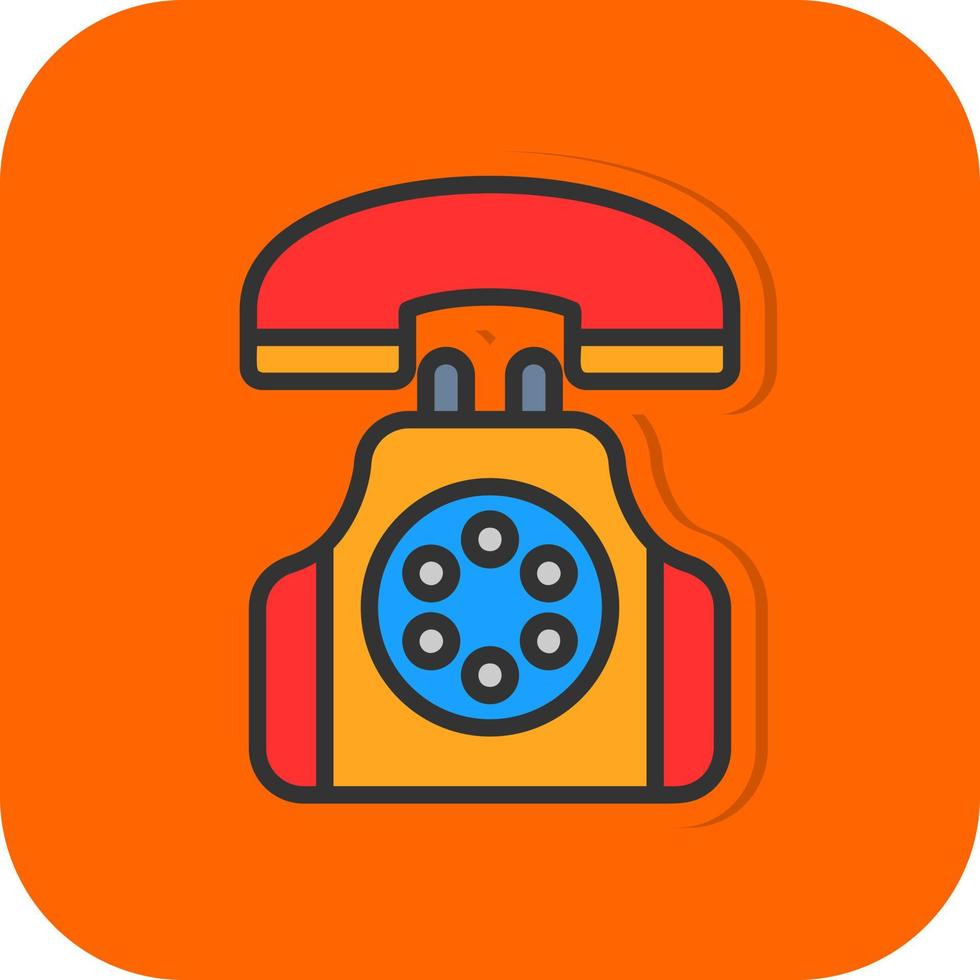 Telephone Vector Icon Design