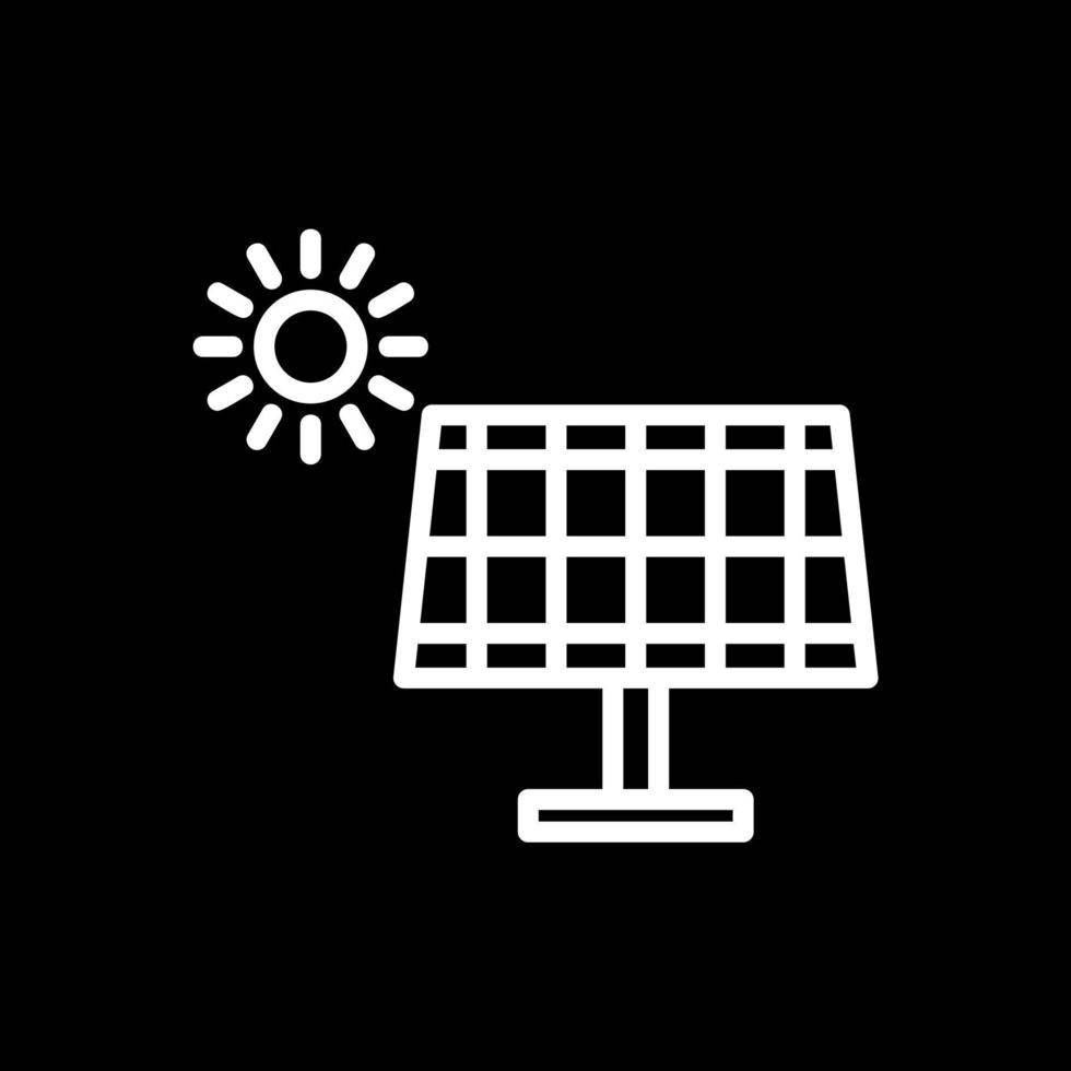 Solar Panel Vector Icon Design
