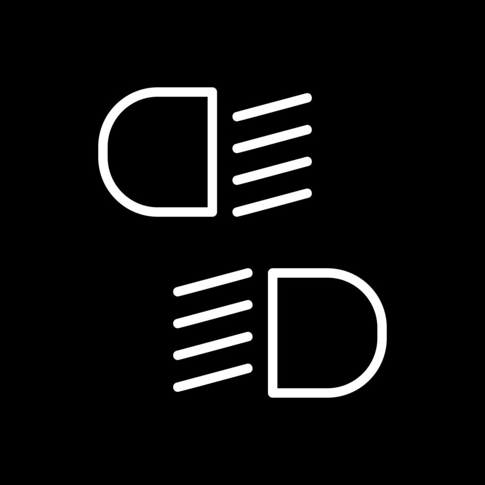 Headlight Vector Icon Design