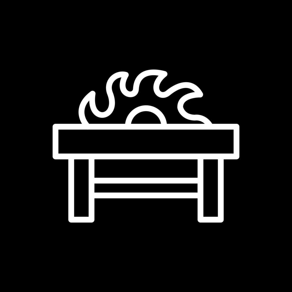 Table Saw Vector Icon Design