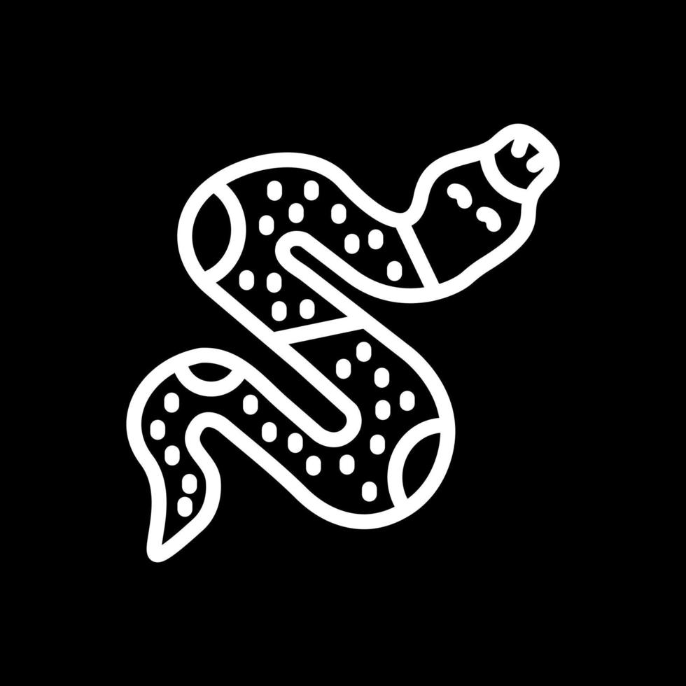 diseño de icono de vector de serpiente