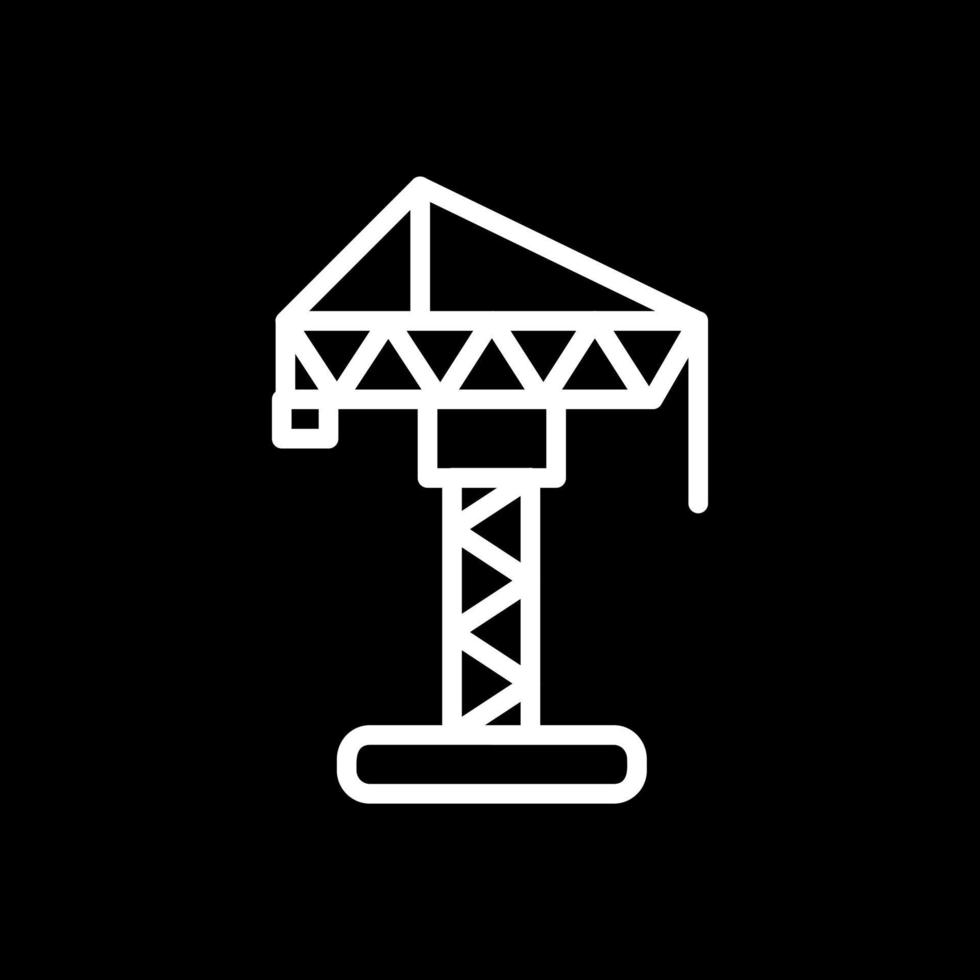 Crane Vector Icon Design