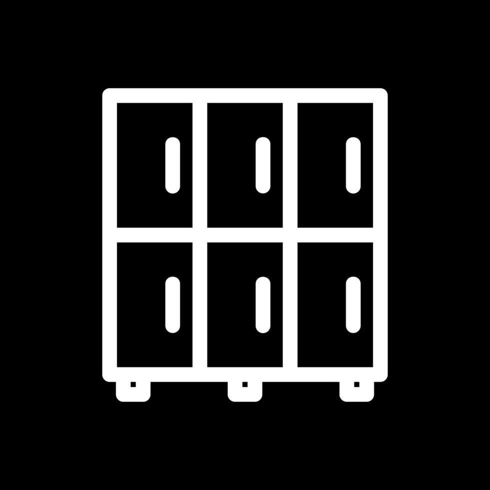 Locker Vector Icon Design