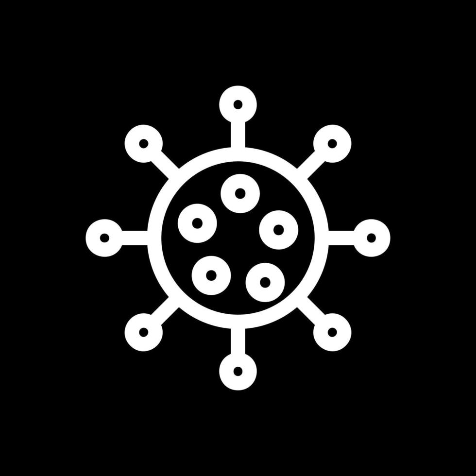 diseño de icono de vector de virus