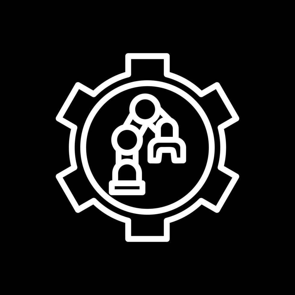 Robot Arm Vector Icon Design