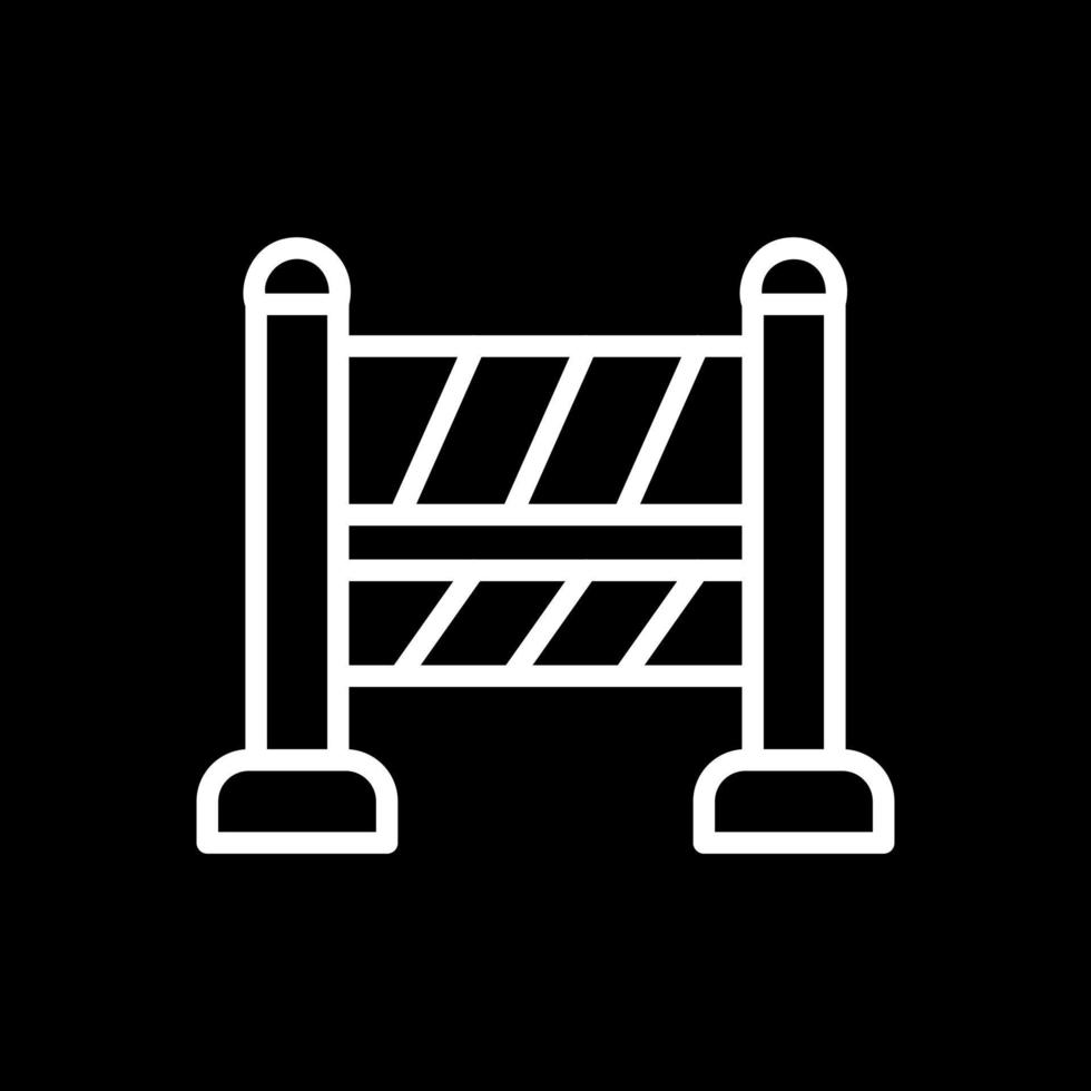 Road Block Vector Icon Design