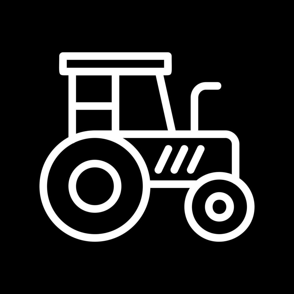 diseño de icono de vector de tractor