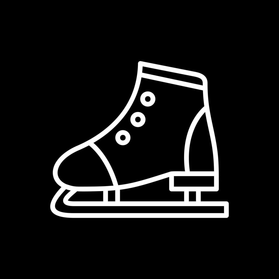 diseño de icono de vector de patinaje artístico