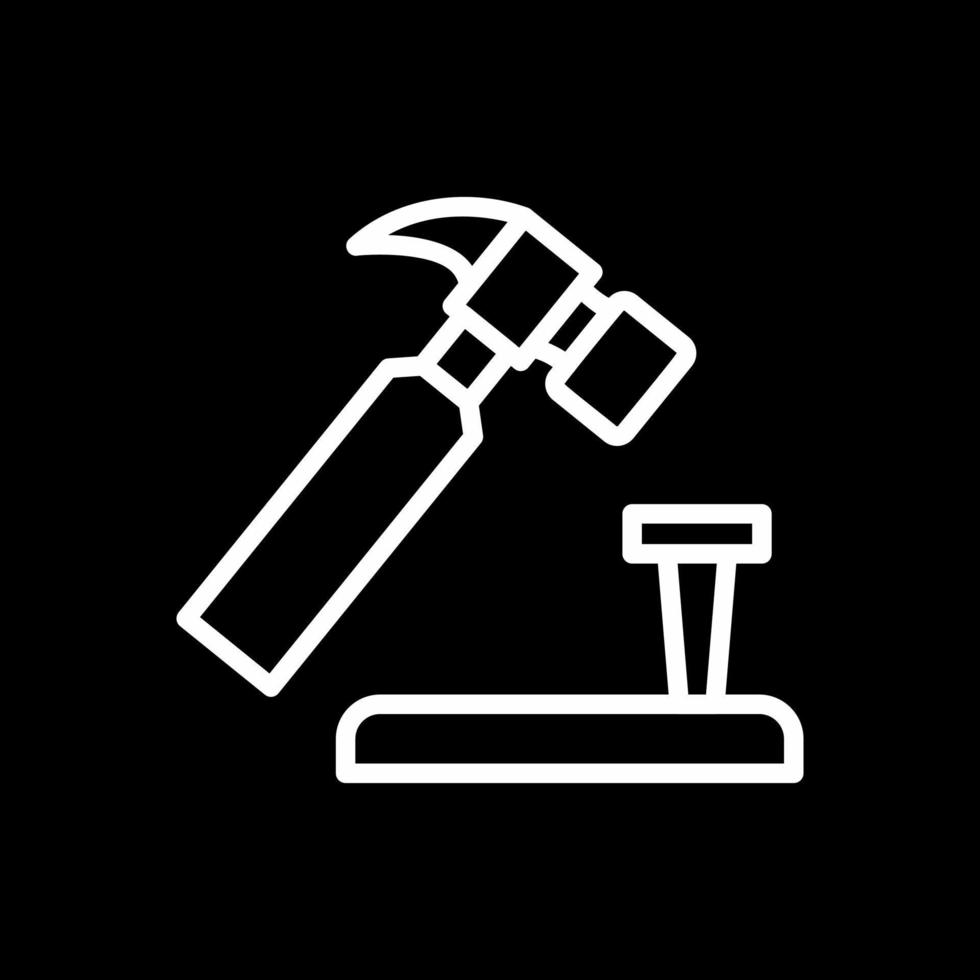 Hammer Vector Icon Design