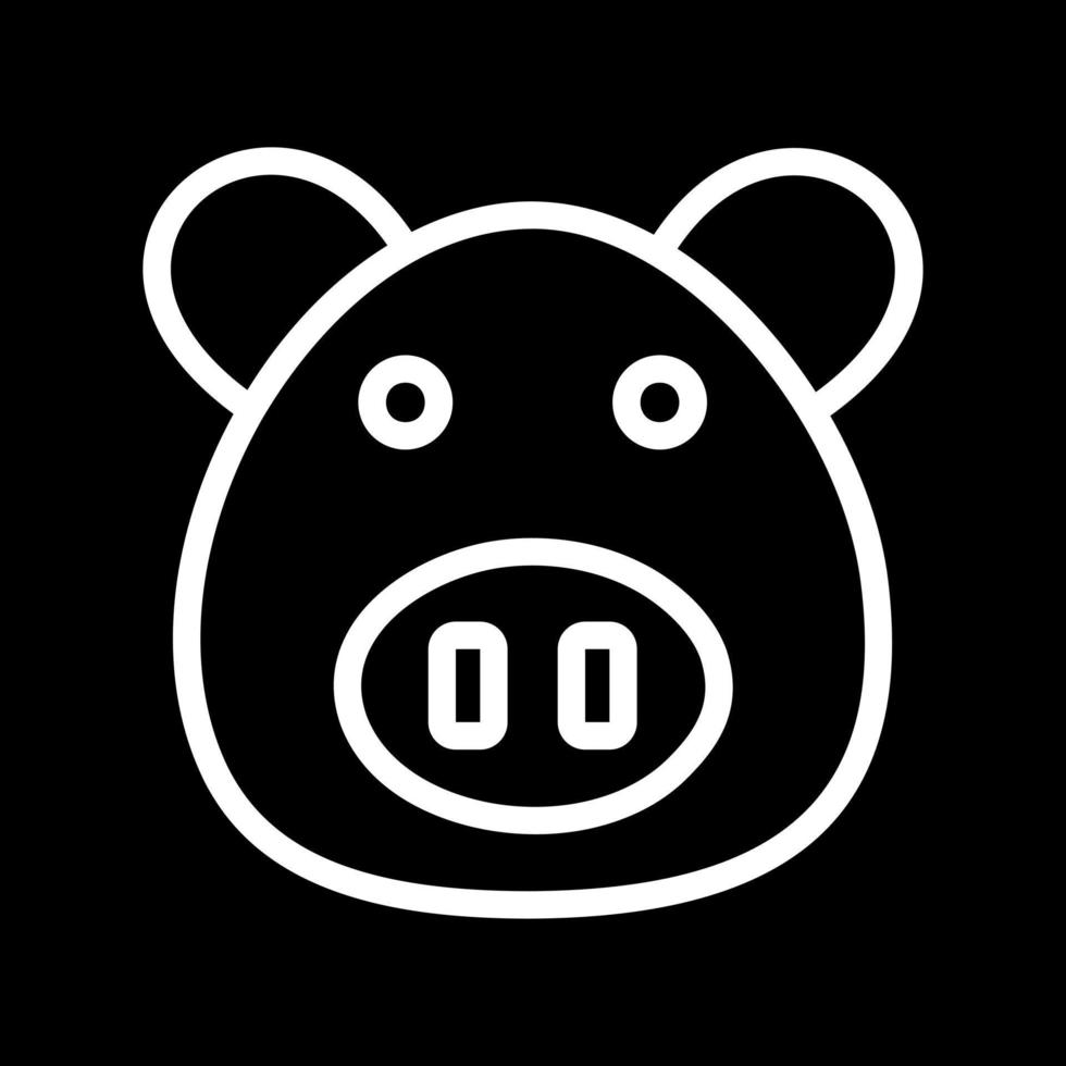 Pig Vector Icon Design