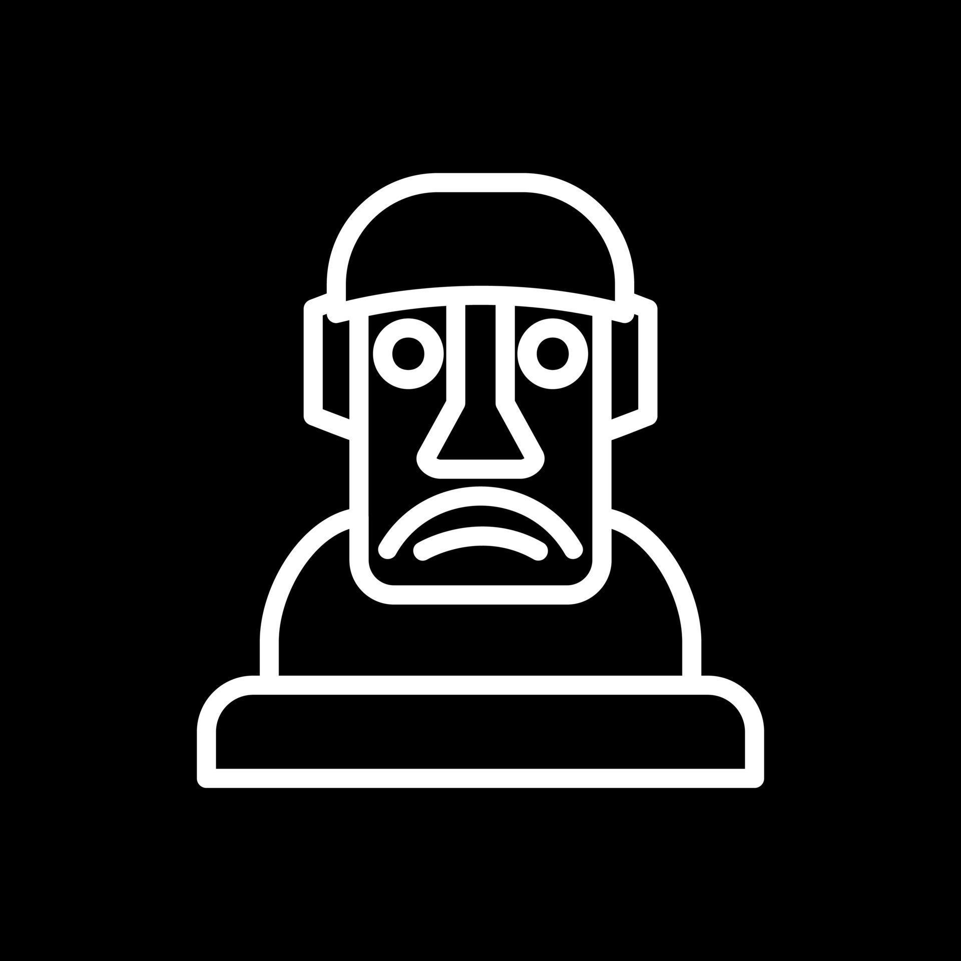 Moai Vector Icon Design 20053742 Vector Art at Vecteezy