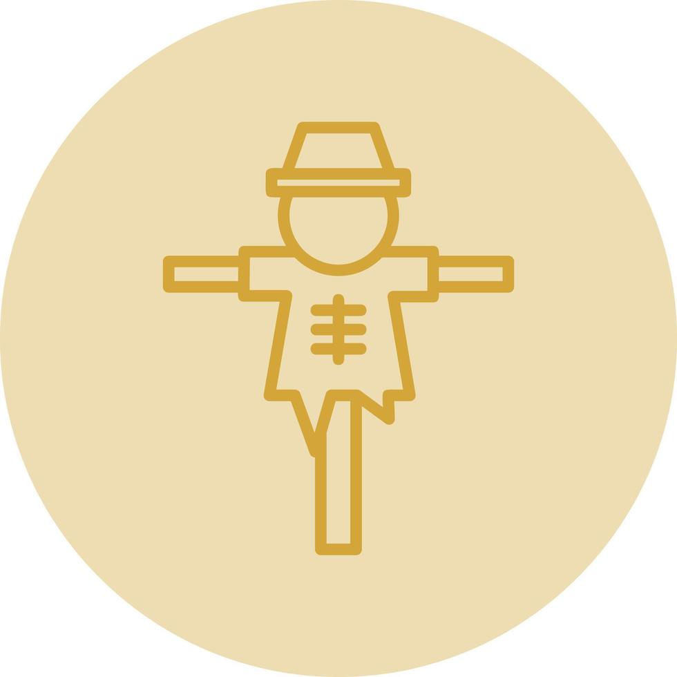 Scarecrow Vector Icon Design