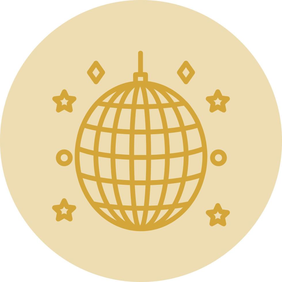 diseño de icono de vector de bola de discoteca