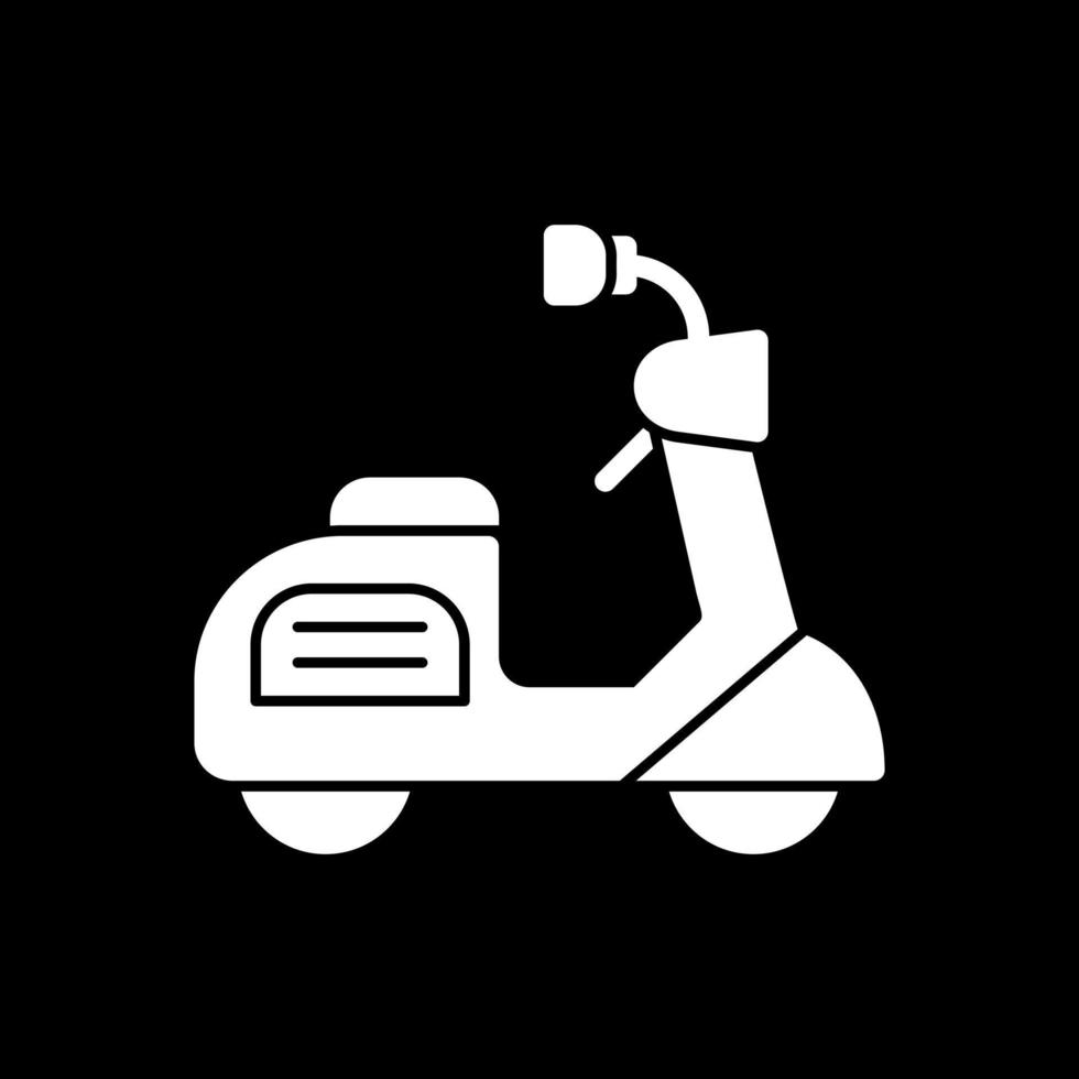 diseño de icono de vector de scooter