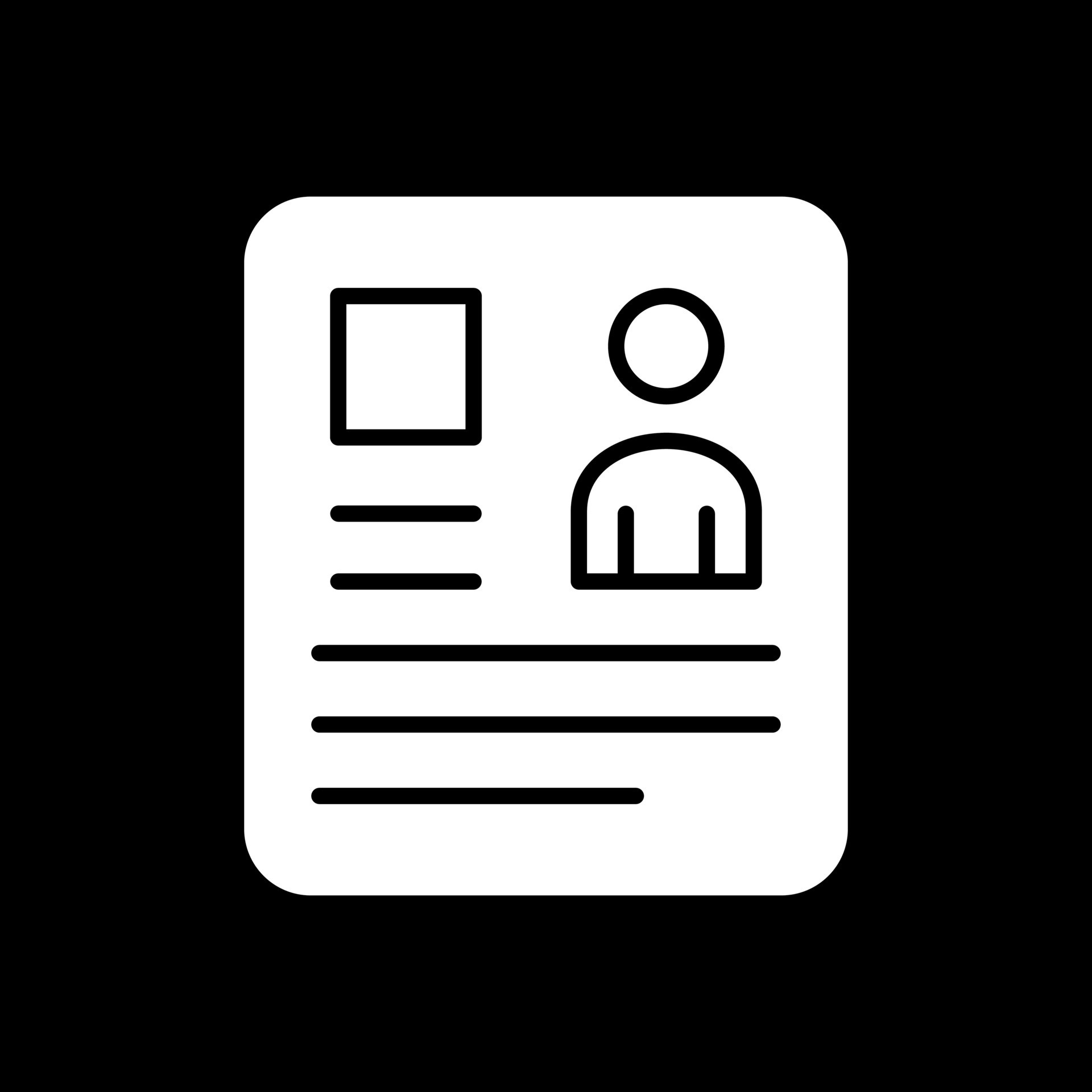 Personal Information Vector Icon Design 20053947 Vector Art at Vecteezy