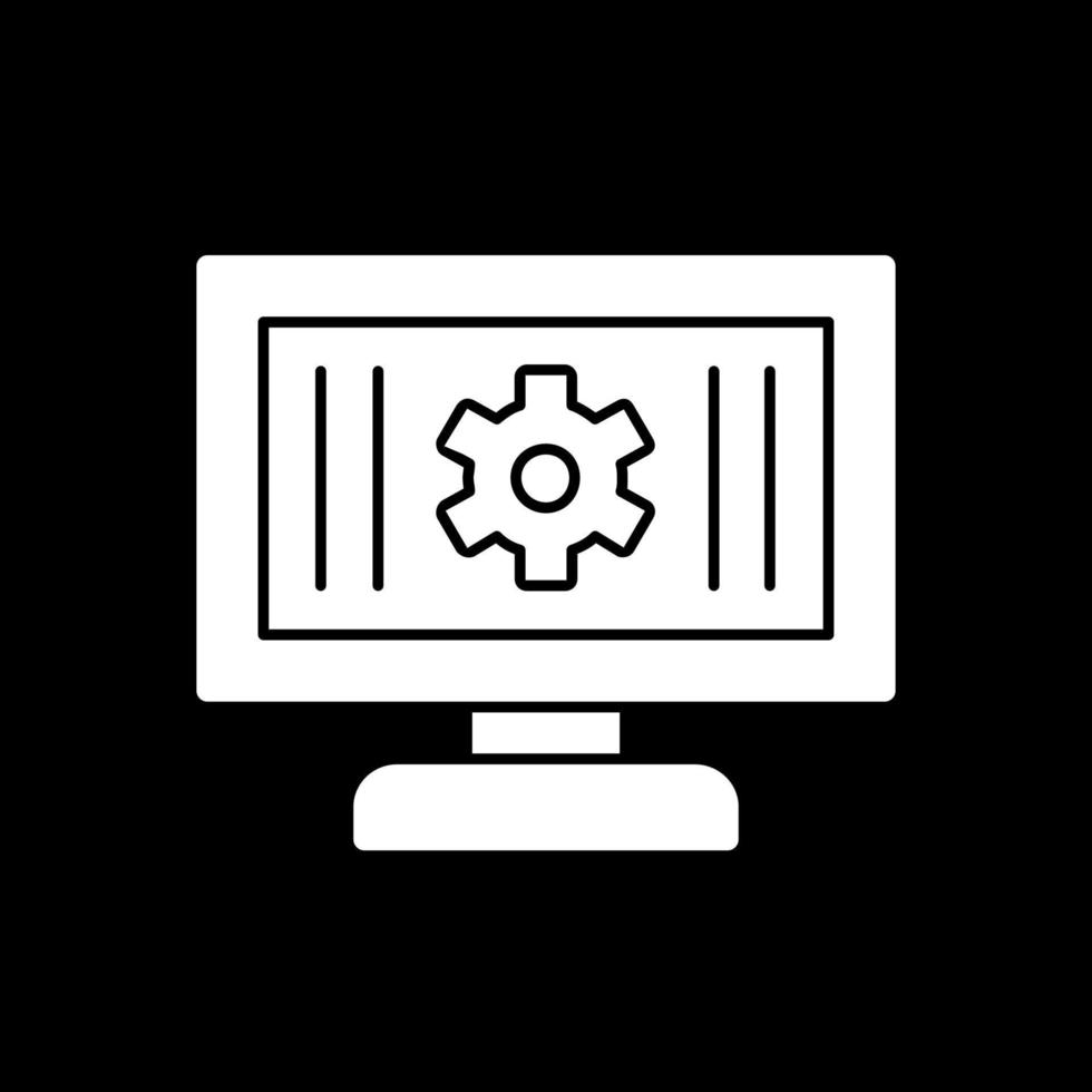 Monitoring Vector Icon Design
