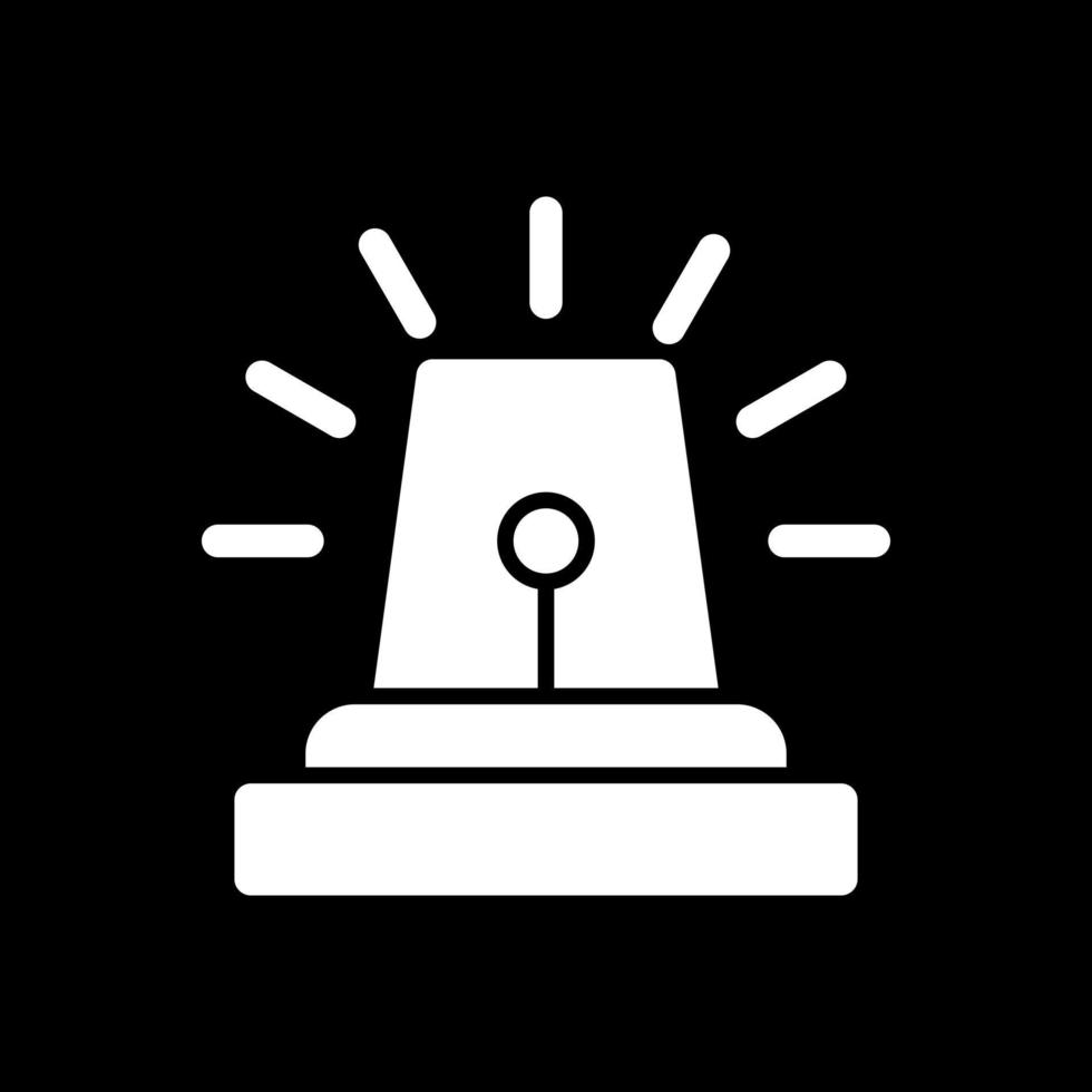 Security Alarm Vector Icon Design