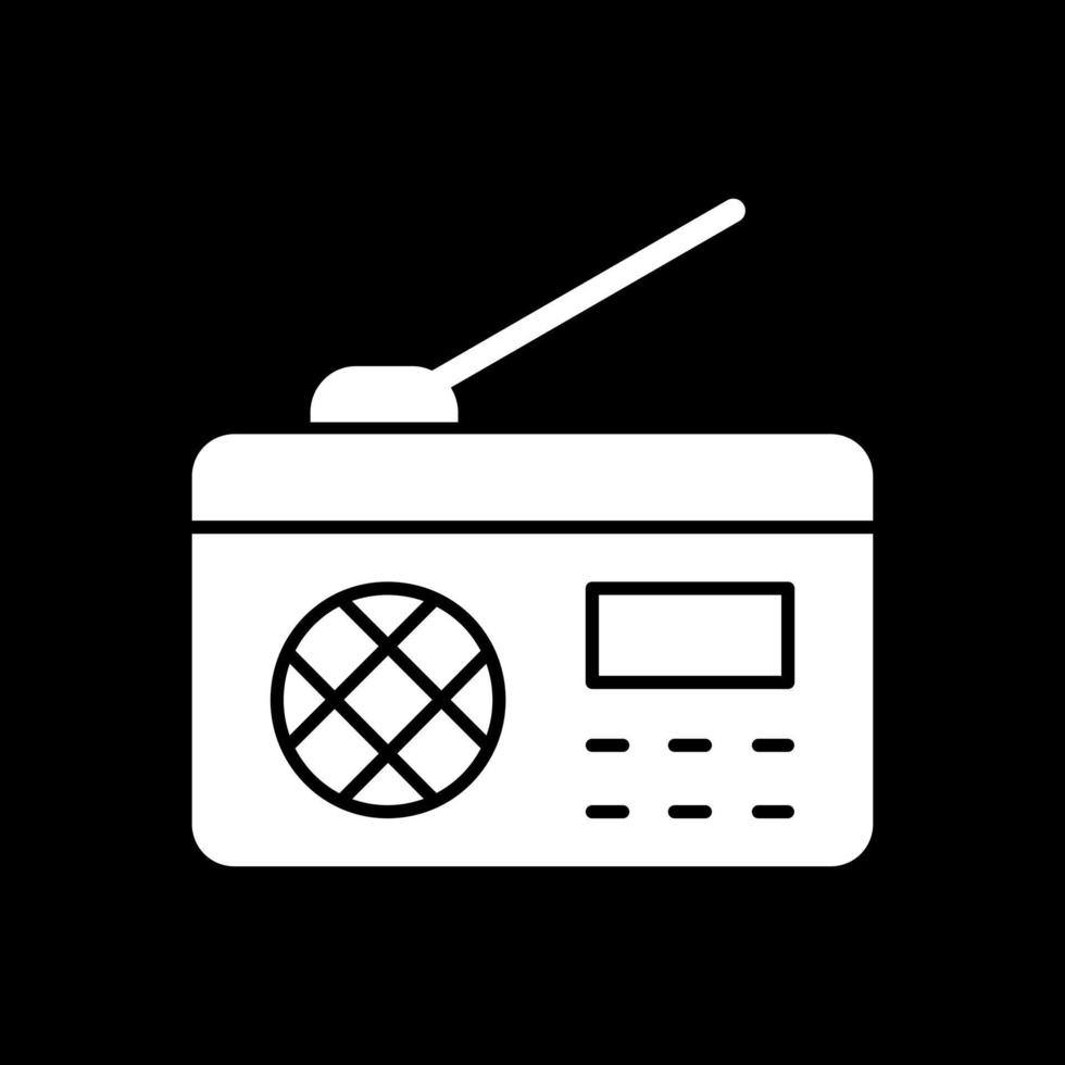 Radio Vector Icon Design