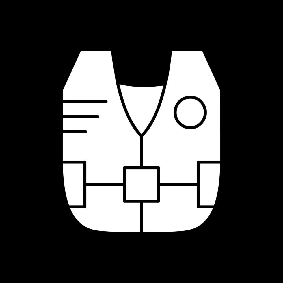 Life Jacket Vector Icon Design