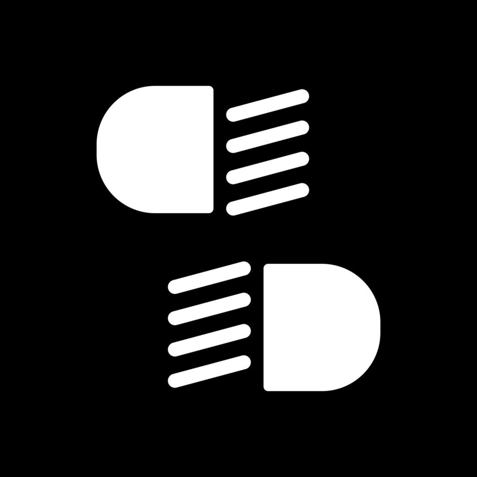 Headlight Vector Icon Design