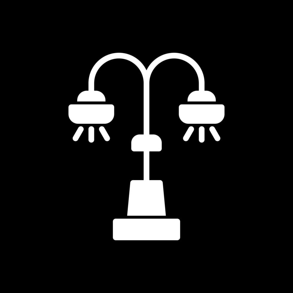 Street Lamp Vector Icon Design