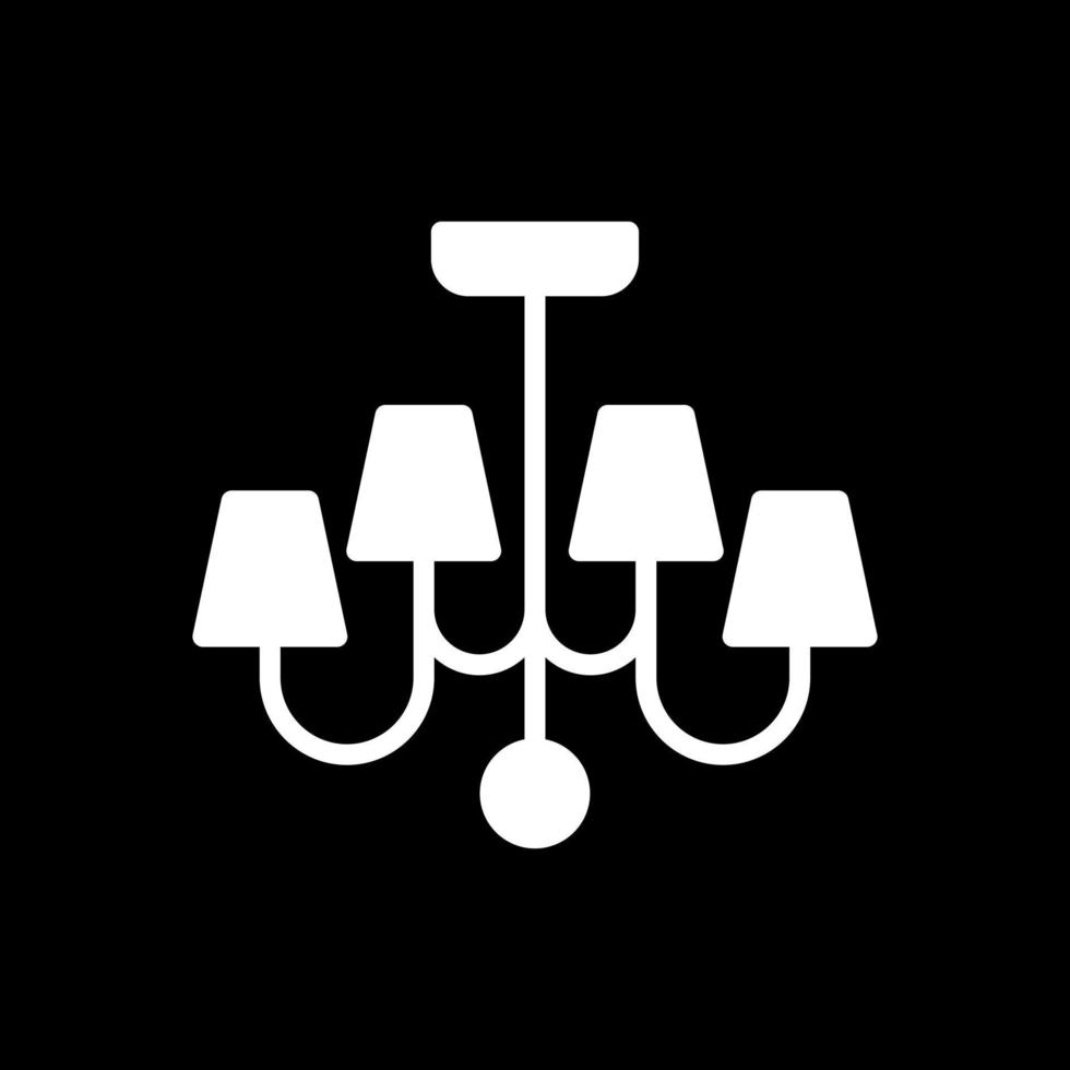 Chandelier Vector Icon Design