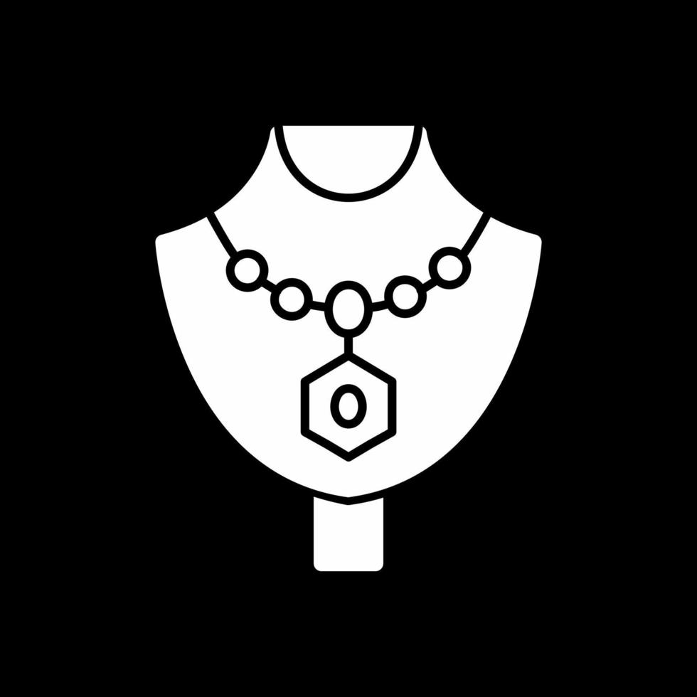 diseño de icono de vector de collar