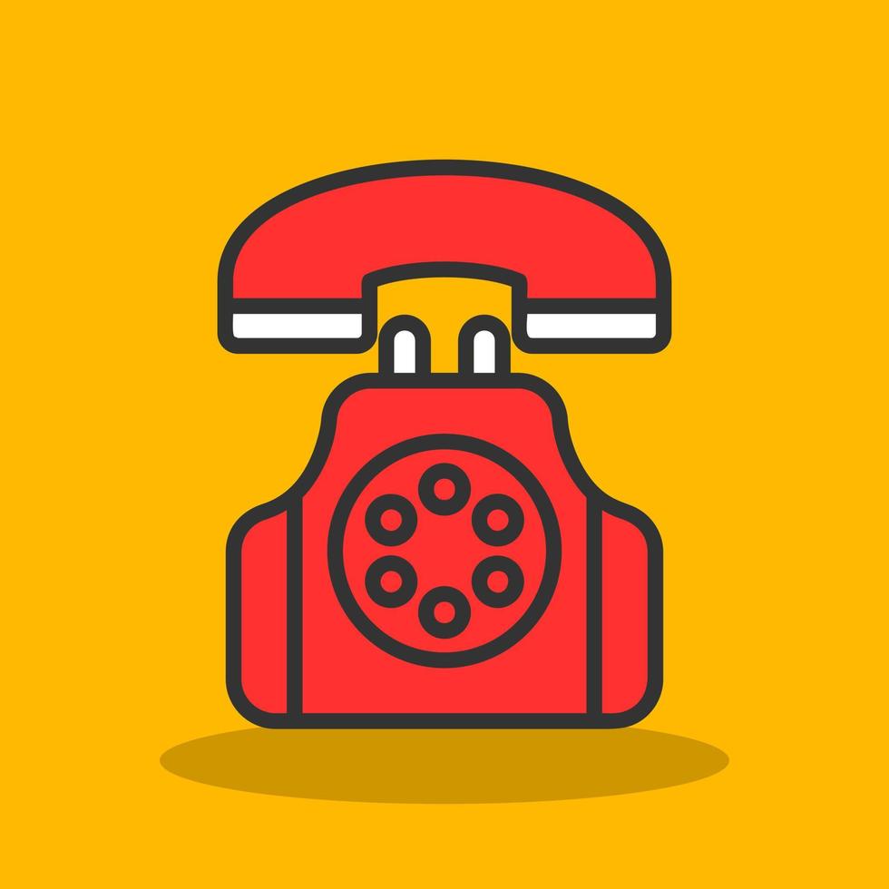 Telephone Vector Icon Design