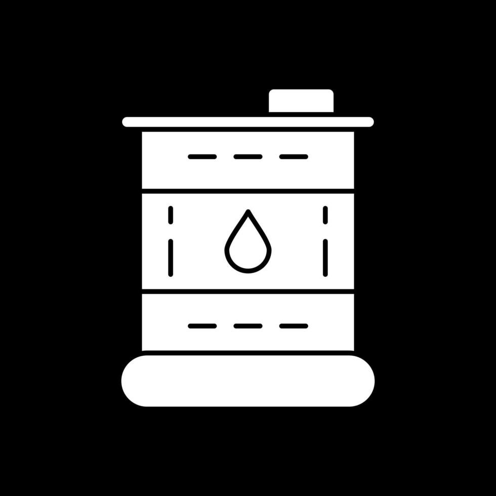 diseño de icono de vector de barril de petróleo