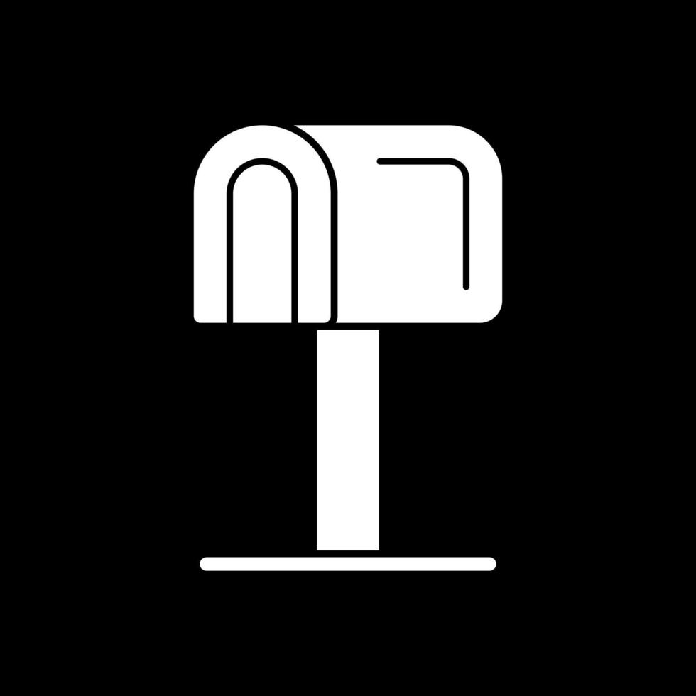 Mailbox Vector Icon Design