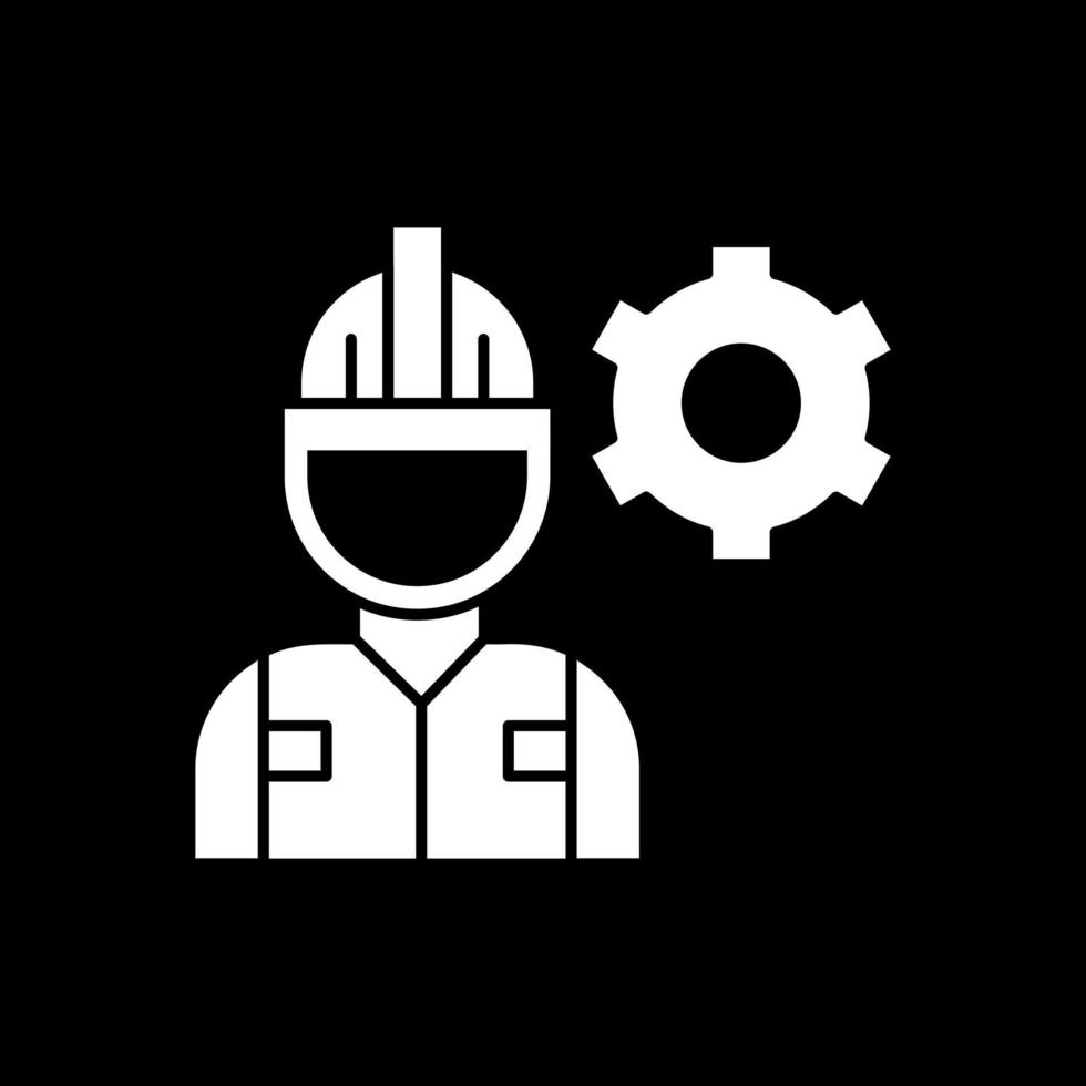 diseño de icono de vector de trabajador