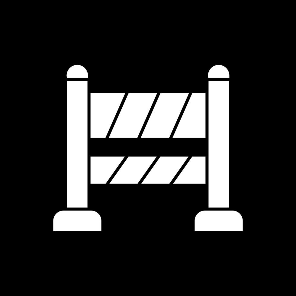 Road Block Vector Icon Design