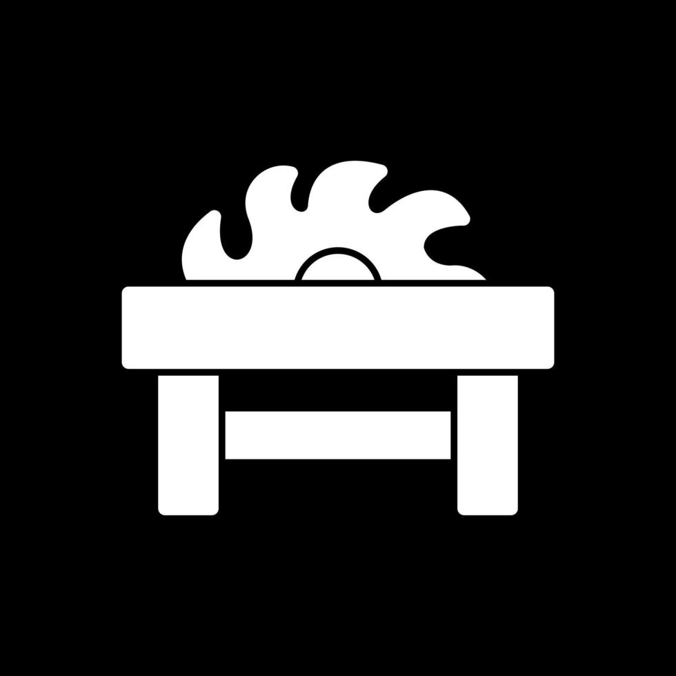 Table Saw Vector Icon Design