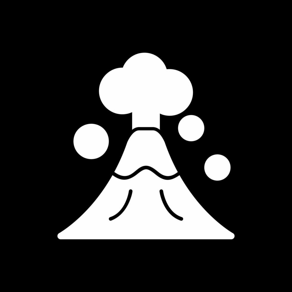 diseño de icono de vector de volcán