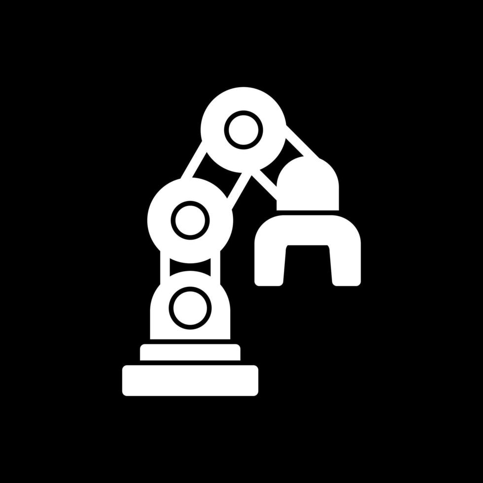 Robot Arm Vector Icon Design