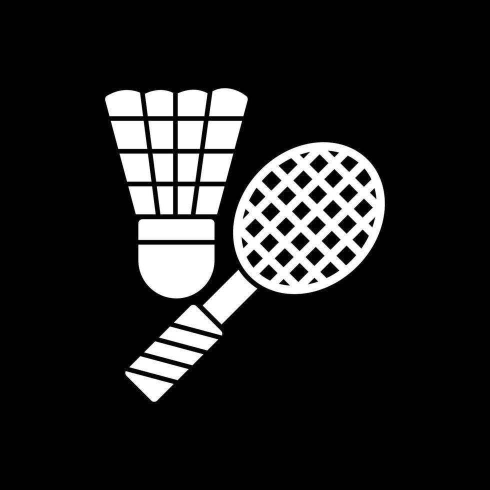 Badminton Vector Icon Design