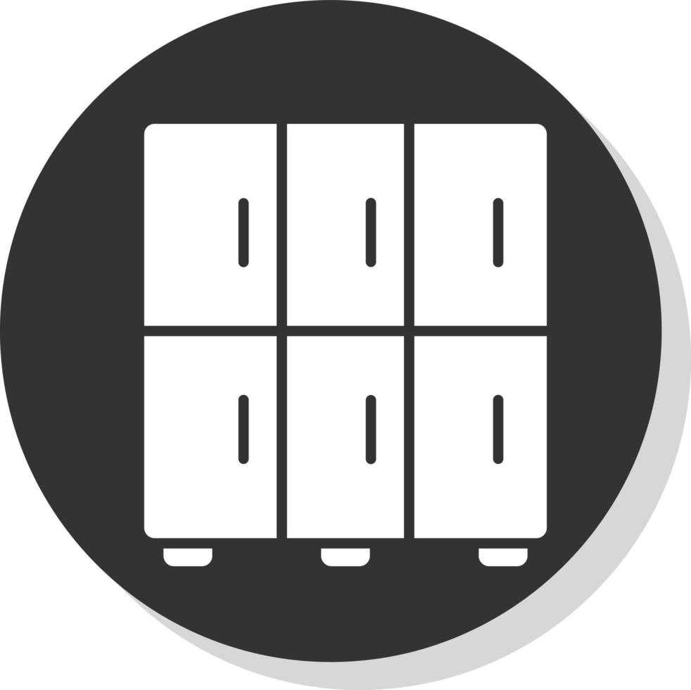 Locker Vector Icon Design