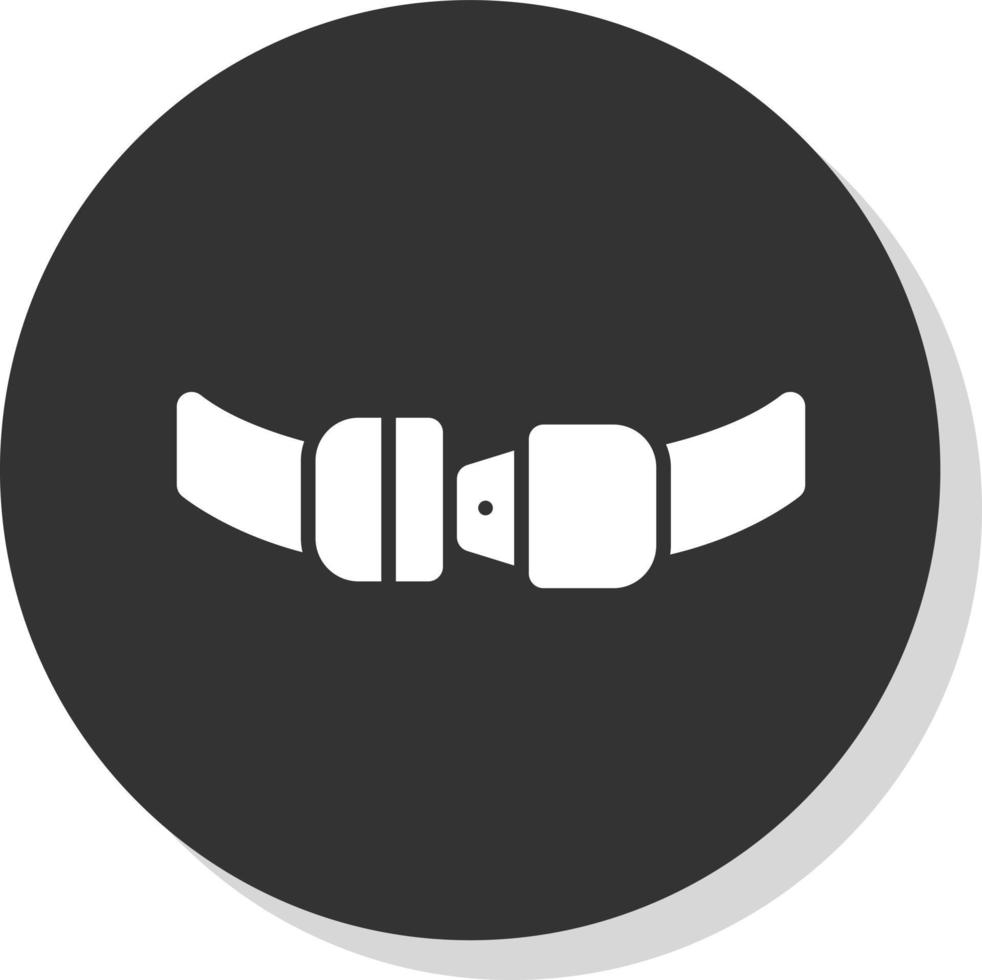 Safety Belt Vector Icon Design