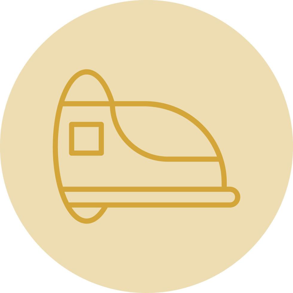 Hyperloop Vector Icon Design